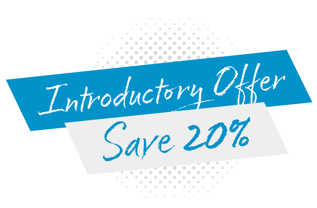20% introductory offer